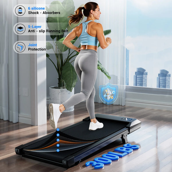 Foldable Quiet Treadmill